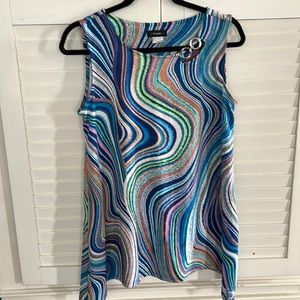 Cocomo bright multi colored top. Sz M